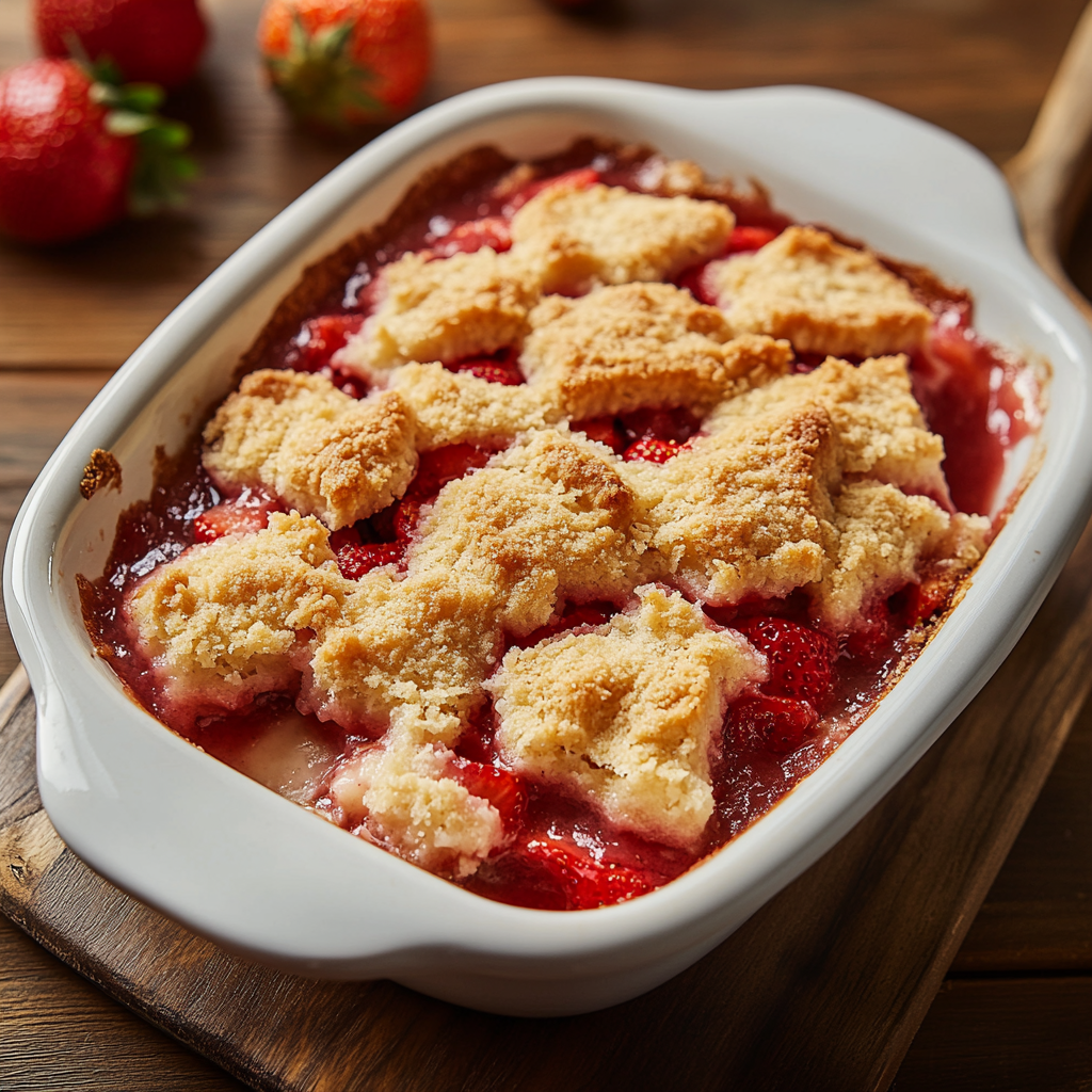 Fresh Strawberry Cobbler – The Best Easy Dessert Recipe