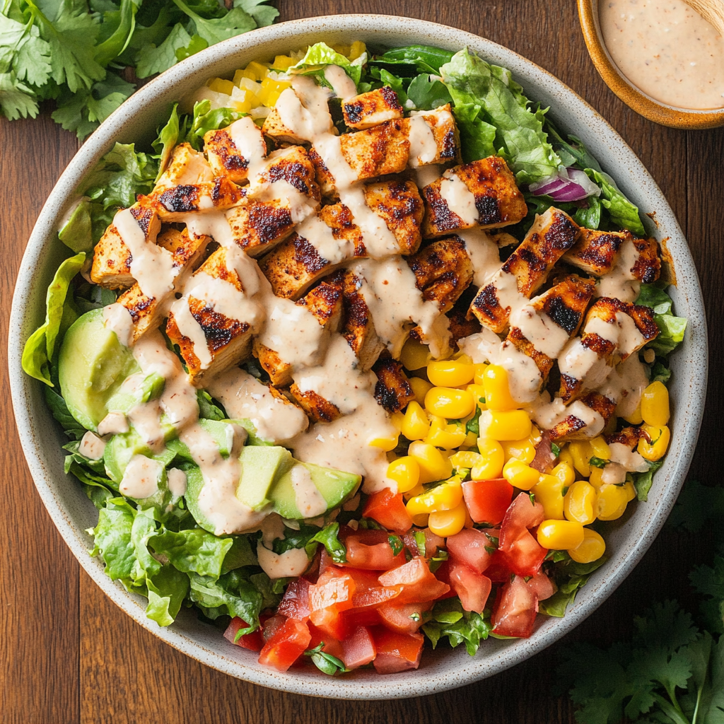 Santa Fe Salad with Chicken - A Flavorful Southwest Delight