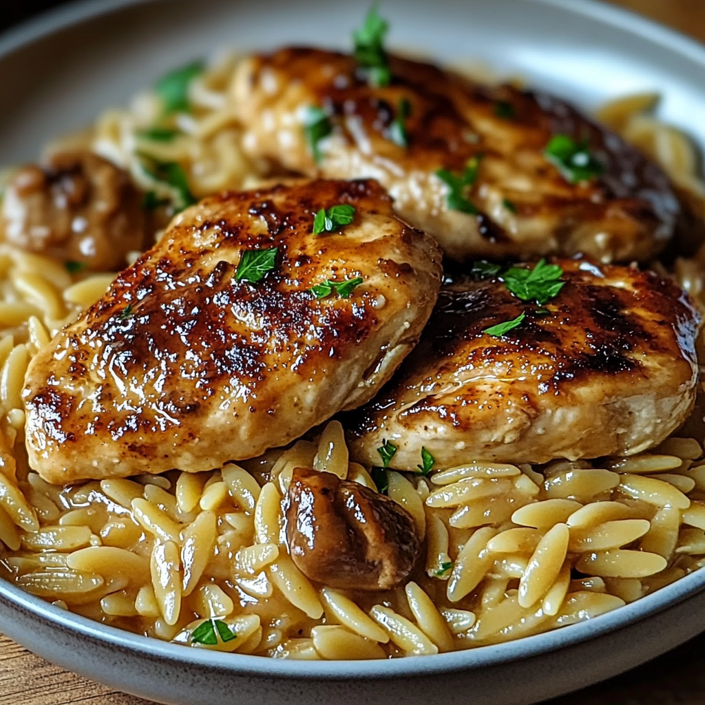 Marsala Chicken Orzo: A Nourishing Comfort Dish for Mindful Meals